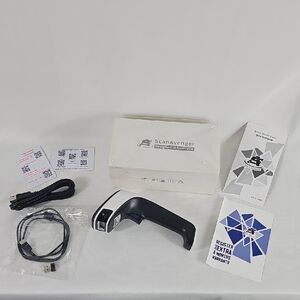ScanAvenger Black and White Wireless Barcode Scanner